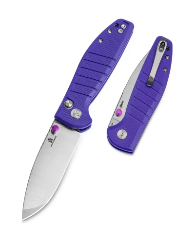 Nóż składany Bestechman Goodboy Jr. Purple G10, Satin/Stonewashed D2 by Keanu Alfaro (BMK10C)-1 56218