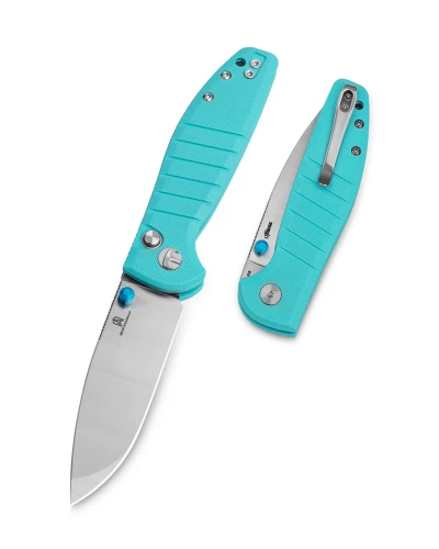 Nóż składany Bestechman Goodboy Jr. Light Blue G10, Satin/Stonewashed D2 by Keanu Alfaro (BMK10B)-1 56219