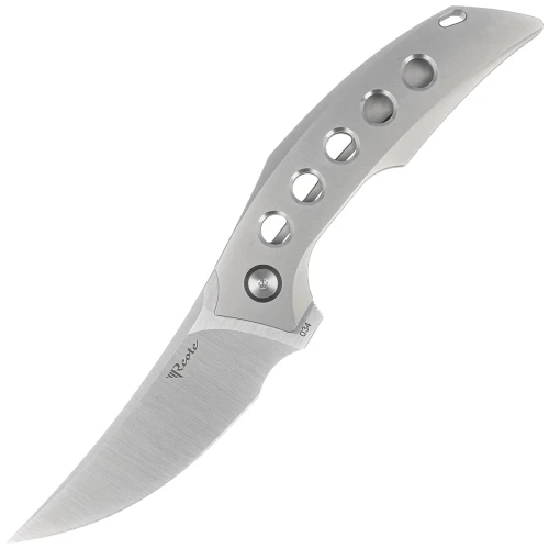Nóż składany Reate Velocity Gray Titanium, Satin Elmax by Tashi Bharucha-1 56223
