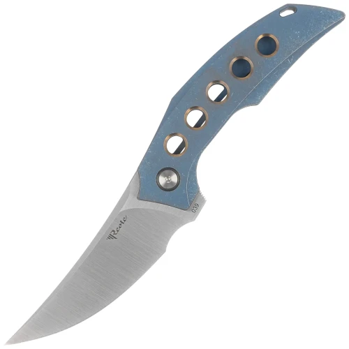 Nóż składany Reate Velocity Blue/Bronze Titanium, Belt Satin Elmax by Tashi Bharucha-1 56224