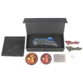 Nóż składany Reate Velocity Blue Titanium, Belt Satin Elmax by Tashi Bharucha-2 56225
