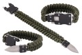 Bransoletka Survivalowa Paracord z Nożem BR-008-4 56255