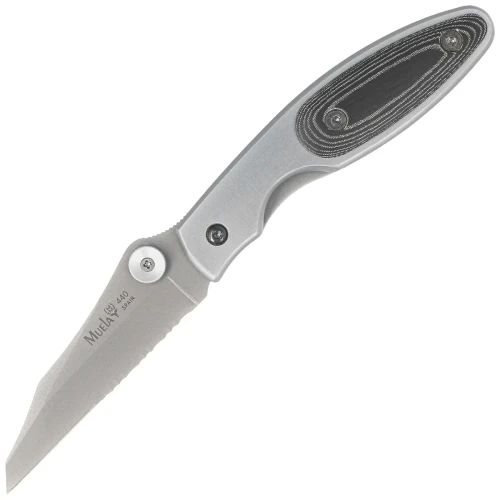 Nóż składany Muela KSC-7M Gray Aluminium/Black Micarta, Satin 440C-1 56274