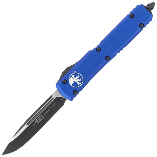 Nóż automatyczny OTF Microtech Ultratech S/E Navy Blue Aluminium, Black M390 by Tony Marfione (121-1NA)-1 56302