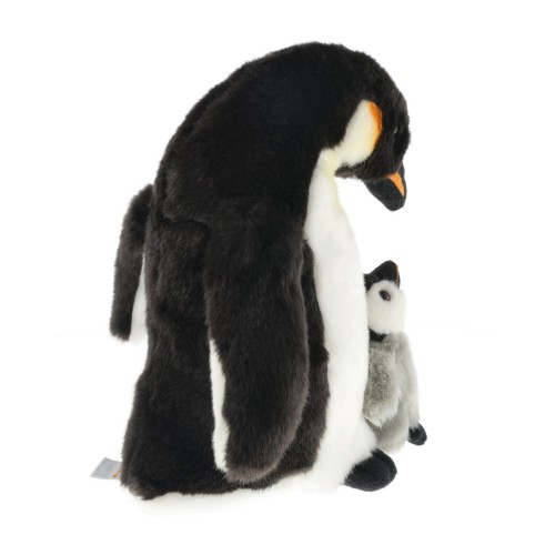 Maskotka Uni-Toys Pingwin z dzieckiem 26 cm-1 56333