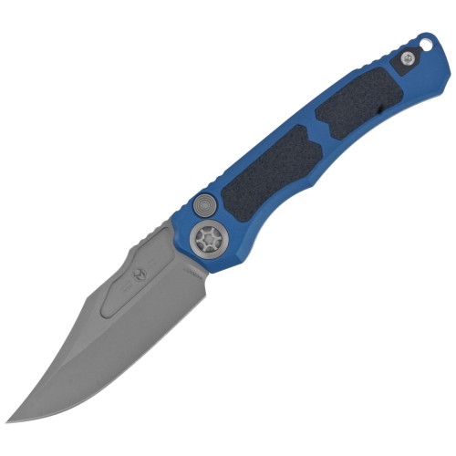Nóż automatyczny Heretic Wraith V4 Auto Blue Aluminium/3M, Bead Blasted MagnaCut by Tony Marfione Jr. (H002-3A-BLU)-1 56337