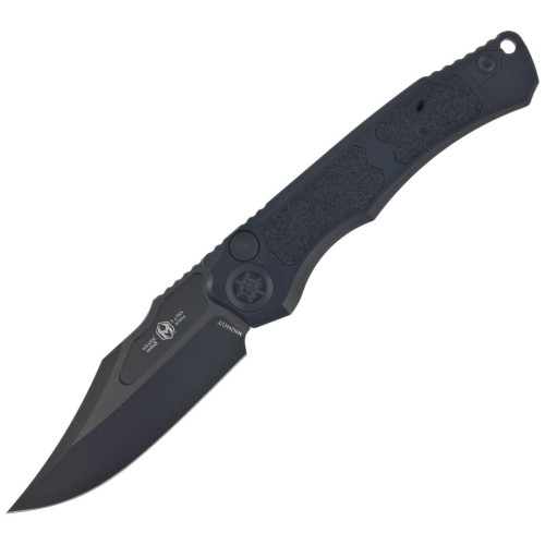 Nóż automatyczny Heretic Wraith V4 Auto Tactical Aluminium/3M, Black DLC MagnaCut by Tony Marfione Jr. (H002-6A-T)-1 56339