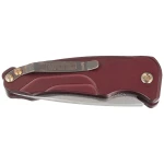 Nóż automatyczny Medford Smooth Criminal Auto Red Aluminium, Bronze HW/Clip, Tumbled S45VN by Greg Medford (MKA0394TQ-41AR-T1C1-Q4)