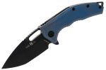Nóż składany Heretic Medusa Manual T/E Antique Blue Titanium, Black DLC MagnaCut by Tony Marfione Jr. (H009-6A-TIBLU)