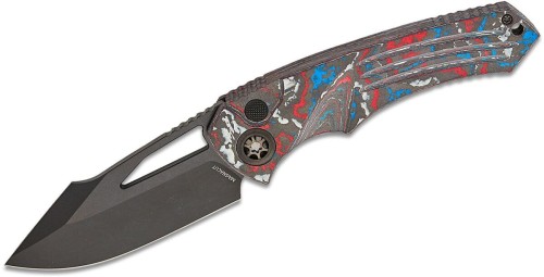 Nóż składany Heretic Pariah Manual ''Election Edition'' America Camo Carbon Fiber, Black DLC MagnaCut by Tony Marfione Jr. (H046-6A-USA/CC)-1 56353