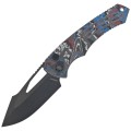 Nóż składany Heretic Pariah Manual ''Election Edition'' America Camo Carbon Fiber, Black DLC MagnaCut by Tony Marfione Jr. (H046-6A-USA/CC)-2 56353