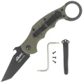 Nóż składany Fox The Dart Karambit OD Green G10, Black Idroglider N690 by Doug Marcaida (FX-597 OD)-1 56364