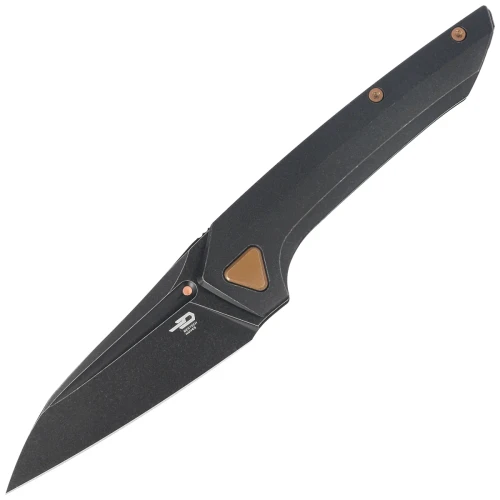 Nóż składany Bestech VK-Navi Black Titanium, Black Stonewashed MagnaCut by Vulpex Knives (BT2404E)-1 56373