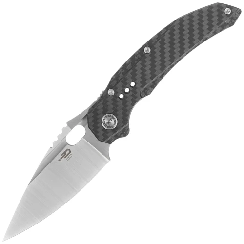 Nóż składany Bestech Exploit Grey Titanium/Carbon Fiber, Satin CPM S35VN by Todd Knife and Tool (BT2005E)-1 56383