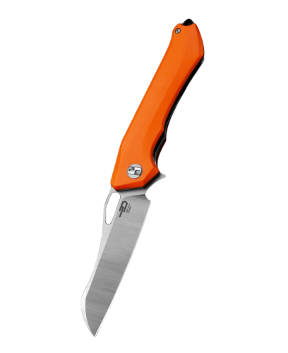 Nóż składany Bestech Platypus Orange G10, Stonewashed/Satin D2 (BG28B)-1 56399