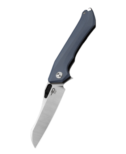 Nóż składany Bestech Platypus Grey G10, Stonewashed/Satin D2 (BG28A)-1 56400