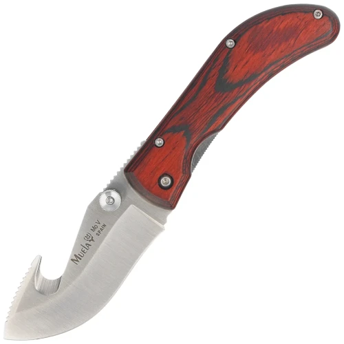 Nóż składany Muela SW-8R Red Pakka Wood, Satin X50CrMoV15-1 56409