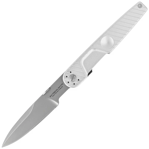 Nóż składany Extrema Ratio LKU01 Urban Sideral Gray Aluminium, Sandblast N690 by Danilo Rossi (04.1000.0243/U/SD-ARG)-1 56416
