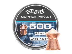 Śrut diabolo Walther Copper Impact 4,5 mm 500 szt.