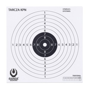 Tarcze Range Solutions KPN do wiatrówki 14x14cm 100szt