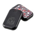 Ogrzewacz elektroniczny do rąk OcoopaFashion UT4 Young 2 w 1 czarny z kwiatami-1 56497