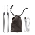 Ogrzewacz elektroniczny do rąk OcoopaFashion UT4 Young 2 w 1 czarny z kwiatami-4 56497