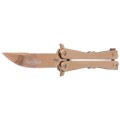 Nóż składany motylek Martinez Albainox Balisong, RainGold Finish (02165)-2 56567