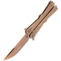 Nóż składany motylek Martinez Albainox Balisong, RainGold Finish (02165)-6 56567