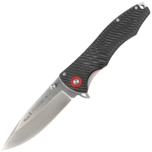 Nóż składany Muela Panzer-10BM Black Micarta, Satin D2 EDC
