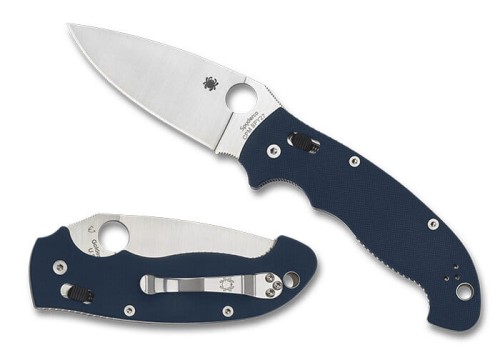 Nóż składany Spyderco Manix 2 XL Cobalt Blue, Satin CPM SPY27 by Eric Glesser (C95GPCBL2)-1 56646