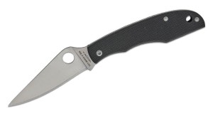 Nóż składany Spyderco Grasshopper Black G10, Satin 12C27 (C138GBKP)