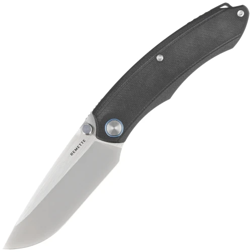 Nóż składany Remette Wild Species GC103-B Black G10, Fine Hand Grinding 14C28N-1 56673