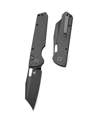 Nóż składany Bestechman Guardian Black G10 w/ Carbon Fiber Pattern, Black PVD D2 (BMK11E)-1 56723