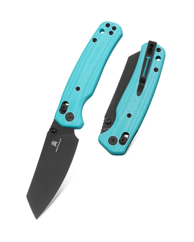 Nóż składany Bestechman Cicada's Wing Light Blue G10, Black PVD 10Cr15MoV (BMK06J)-1 56728