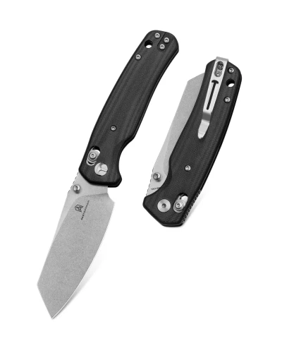 Nóż składany Bestechman Cicada's Wing Black G10, Stonewashed 10Cr15MoV (BMK06I)-1 56729