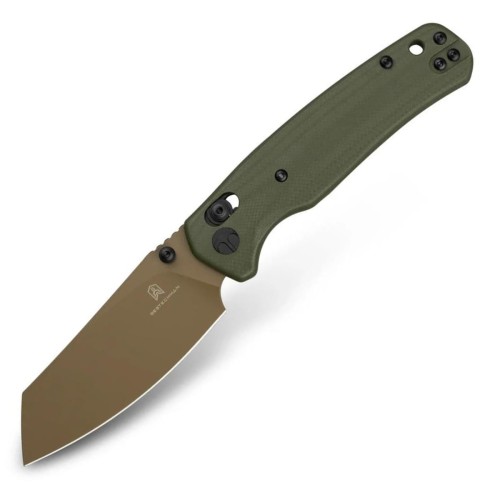 Nóż składany Bestechman Cicada's Wing OD Green G10, Gold 10Cr15MoV (BMK06C)-1 56733