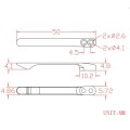 Klips i zestaw śrub Civivi Black Titanium do WE i Civivi (T003D)-2 56785