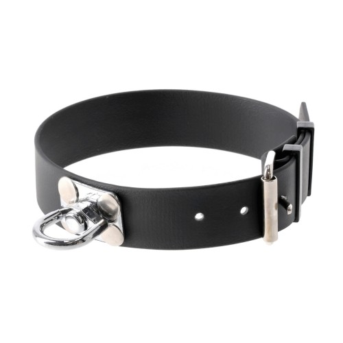 Obroża tropowa 4wild BioThane 30 mm czarna 38-44 cm- 56829