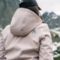 Kurtka damska Alpinus Softshell Bergamo pudrowy róż-7 56837  | 53896