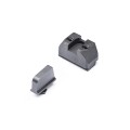 Wysokie przyrządy celownicze DTF Analog Sights High do Glock Gen 5 MOS - Black On Black-1 56966