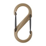Polimerowy karabinek Nite Ize S-Biner #4 Black Gate coyote
