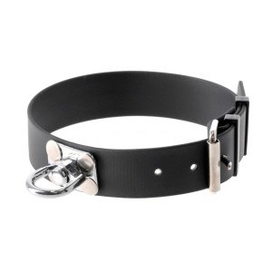 Obroża tropowa 4wild BioThane 30 mm czarna 30-36 cm