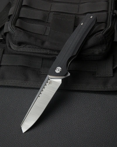 Nóż składany Bestech Slyther Black G10, Stonewashed/Satin 14C28N (BG51A-1)-1 57172