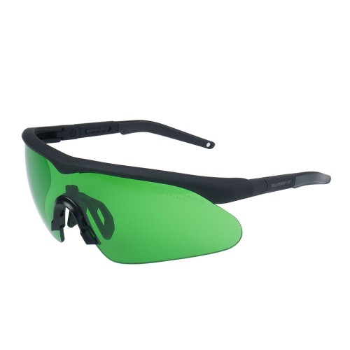Swiss Eye - Okulary strzeleckie Raptor Pro - Laser Lens 694/830-860/1064 - Czarne - Zielony wizjer - 40481-1 57226