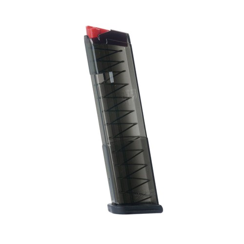 ETS - Magazynek polimerowy do Glock 43 - 9x19 mm - 12 naboi - Carbon Smoke Series - SMK-GLK-43-12-1 57244