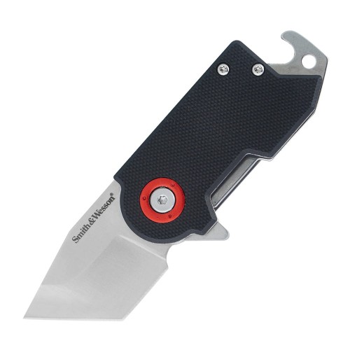 Smith&Wesson - Nóż składany Benji - 8Cr13MoV - Tanto - G10 - Czarny - 1122566-1 57250