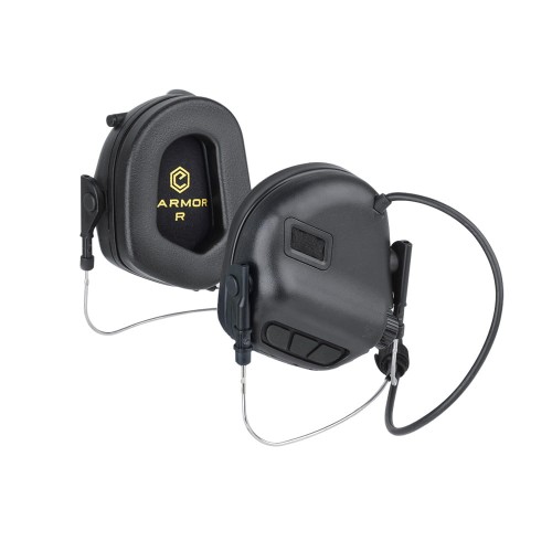 Earmor - Aktywne ochronniki słuchu M31N-Mark3 MilPro - MIL-STD-416 - Czarny - M31NMARK-BK-1 57325