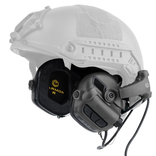 Earmor - Aktywne ochronniki słuchu M31X-Mark3 MilPro - Czarny - M31XMARK3-BK-1 57326