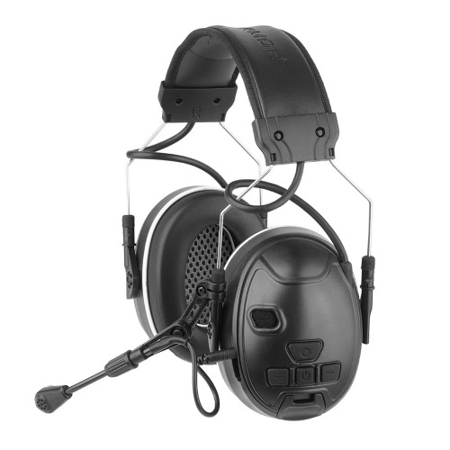 Earmor - Aktywne ochronniki słuchu C51 - NRR 24 dB - Bluetooth 5.3 - Czarny - C51-BK-1 57327