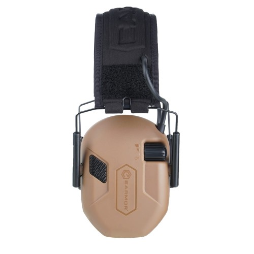 Earmor - Aktywne ochronniki słuchu M300T - NRR 23 dB - Bluetooth 5.4 - Coyote Brown - M300T-CB-1 57343